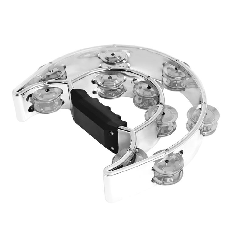 Handheld Tambourine Metal Jingles Tambourines Musical Percussion Tambourines