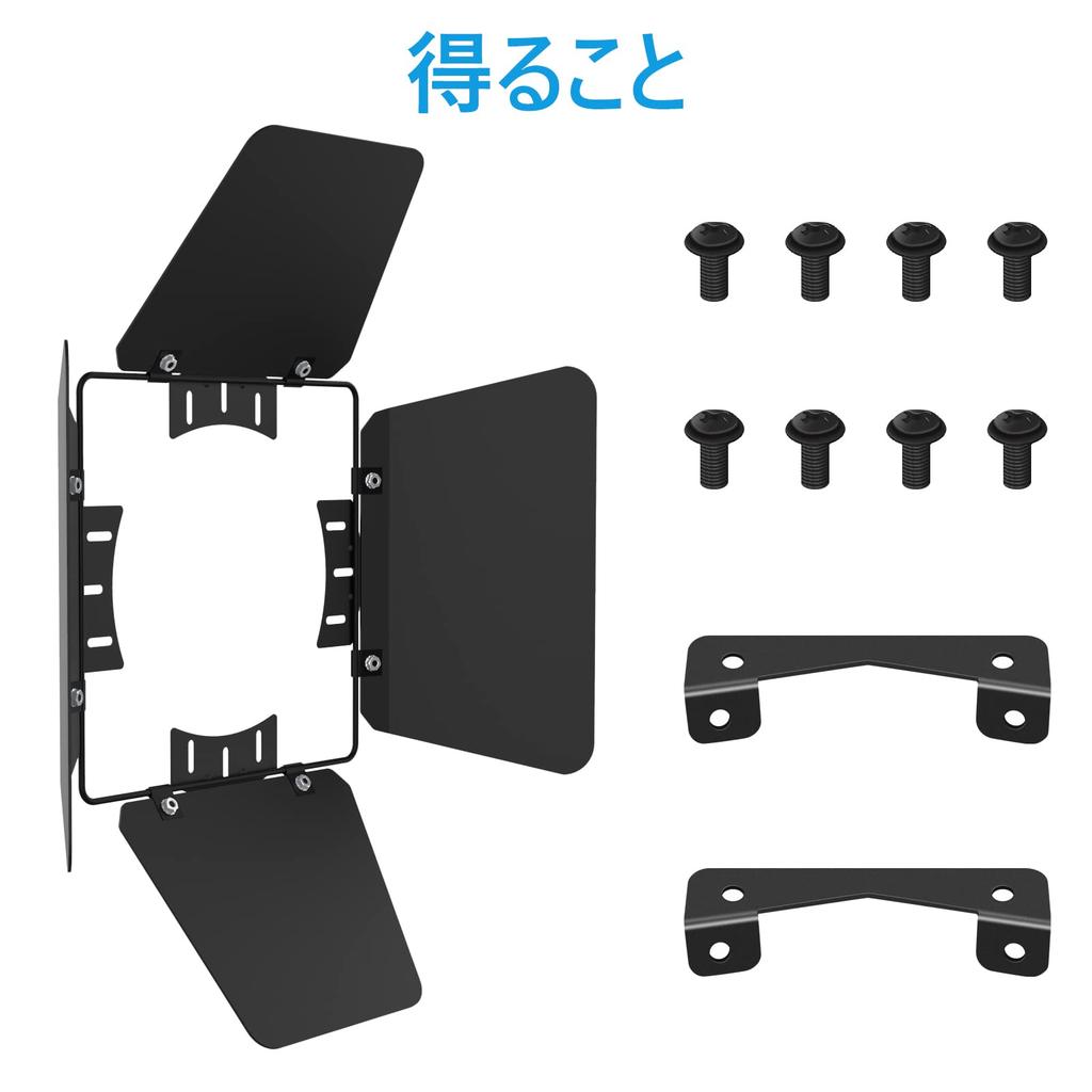 BETOPPER Barndoor Super Spotlight, LED Light, Light Cutter, COB Stage Light, Wash Light (Compatible with LC001-H, LC002-H, LC003-H, and LC200W-H)