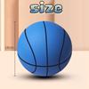 18Cm Silent Basketball Racket Ball For Children'S Indoor Training Baby Silent Sponge Elastic Small Leather Ball Toys