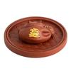 Purple Clay Koi & Crab Incense Holder: Creative Tea Ceremony Table Ornament for Wealth & Tea Play