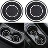 2pcs Car Water Coasters for Automobiles General Motors Cup Holder Coasters Anti-slip Dust-proof Internal Protective Pads