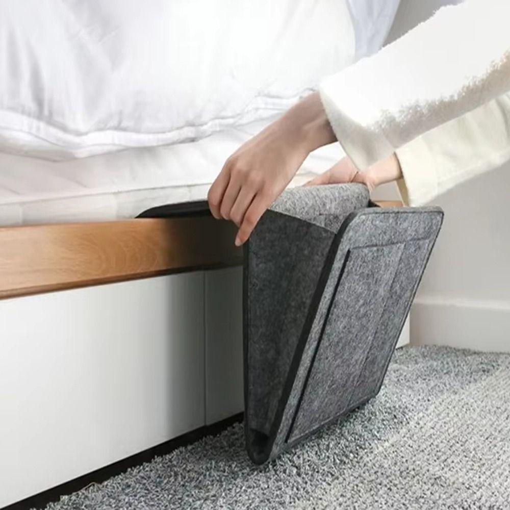 with Pocket Felt Storage Bag Remote Holder  for CD Magazines, Pad Mobile Phones Sundries