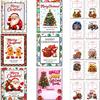 6-Pack Christmas Gift Card Book Covers Spiral Bound Holiday Gift Card Organizer 10 Themed Pages Festive Kids Teens