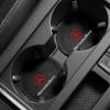 2pcs Car Coaster Anti-Slip Water Cup Holder Pads For Mercedes Benz A B C E S M Class AMG CLA CLS W212 W213 W204 W205 W176 W211