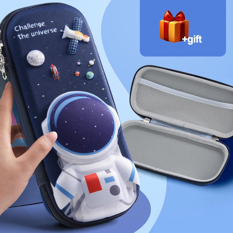 3D Cartoon EVA Pencil Case Unicorn 2 Layer Kawaii Waterproof Pen Box for Girls Student Colored School Supllies Cute Stationary Bag Gifts