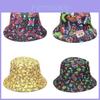 Duck Print Vintage Doublesided Fisherman Hat With Sun Protection For Outdoors