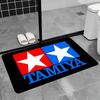 T-Tamiya Logo Floor Mat Retro Multiple Choice Living Room Kitchen Rug Non-Slip Modern Home Decor