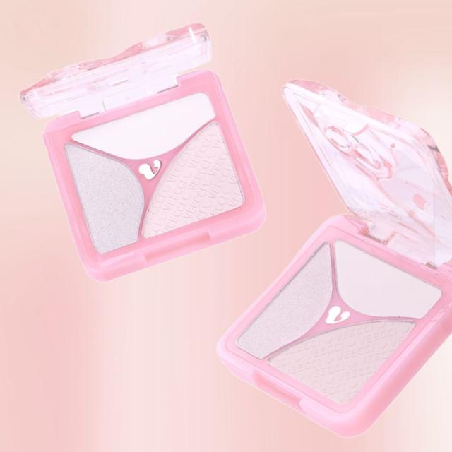 VEECCI - Sculpting Highlighter Palette - 2 Types G01 Milk Pudding - 7.5g