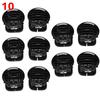 Set of 10 Black Plastic Air Conditioning Vents Compatible with Opel Vauxhall