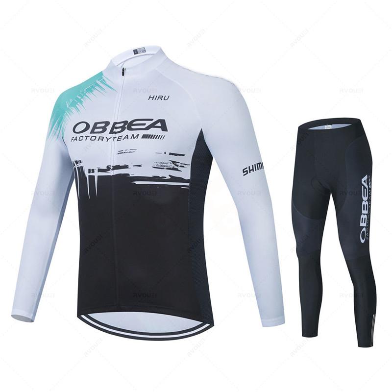 Hiru Pro Team Autumn Bib Pants Ropa Ciclismo Clothing Bike Uniform Men Bicycle Clothes Mailllot 2026  Long Sleeved Breathable Cycling Suit Set