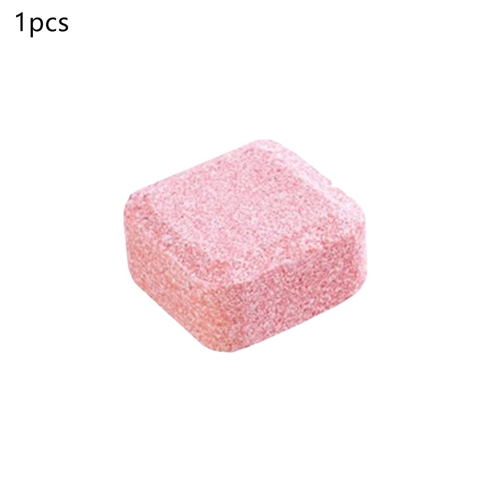 100pcs Toilet Washing Machine Cleaner Yellow Scale Use Remove Stains Bathroom Tablets Automatic K6T1