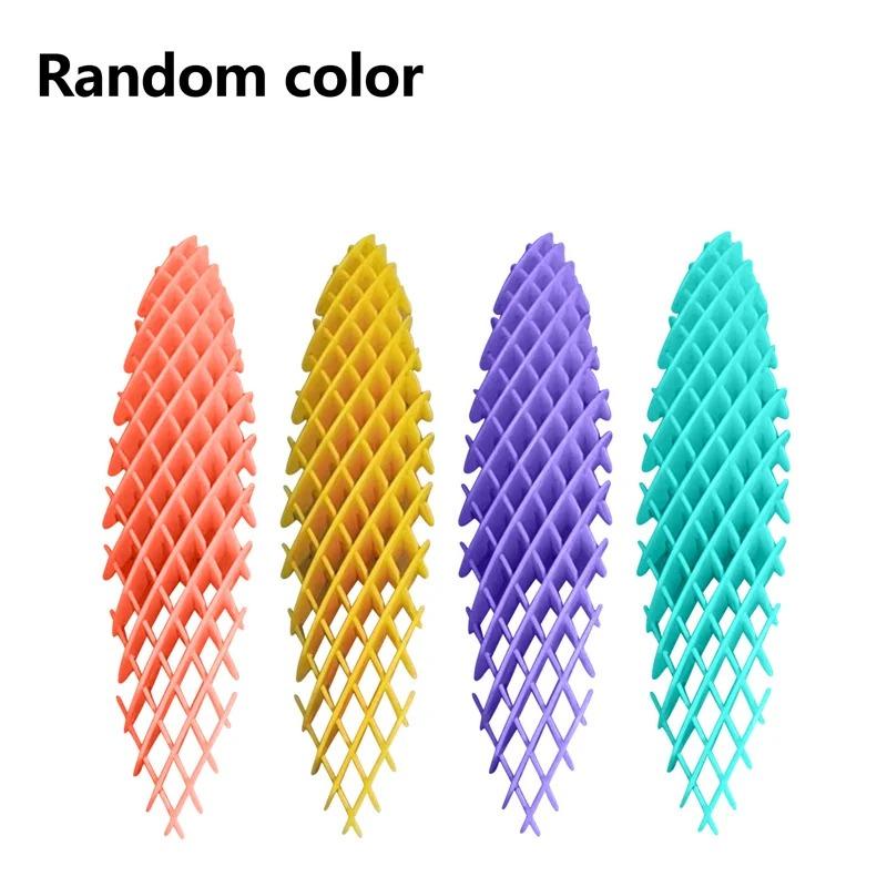 Worm Unpacking Morphing Toy Fidget Worm Six Sided Pressing Stress Squishy Worms Stress Relief Toys trange small toys