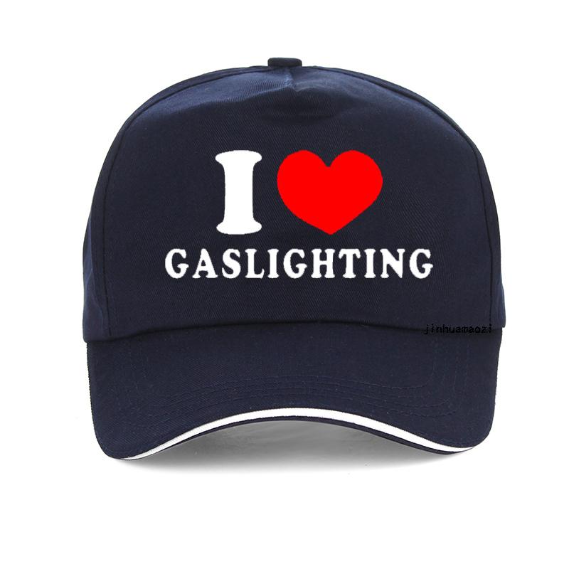 I Love Gaslighting Hat Men Classic Letter Printed Baseball Cap Women Casual Summer Style Hip Hop Snapback Hats Gorras Adjustable