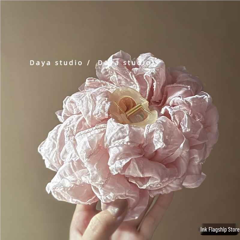 Elegante Retro-Frische Wolkenblasen-Schleifen-Haarspange: Große Haarklammer für Hinterkopf