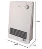 TEKNOS Ceramic Heater 1200W, 600W TS-1251(W)
