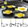 Fried Egg Pancake Shaper Stainless Steel Egg Ring Circle Mold Heart Shape