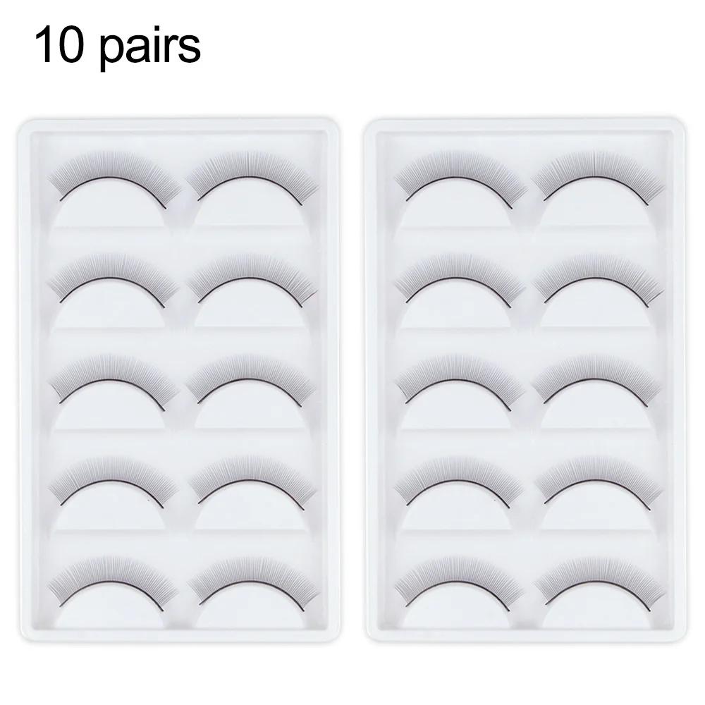 

1/2 коробки тренировочных ресниц для начинающих, накладные ресницы для практики, норковые ресницы, полные отдельные ресницы, наращивание ресниц, инструменты для макияжа