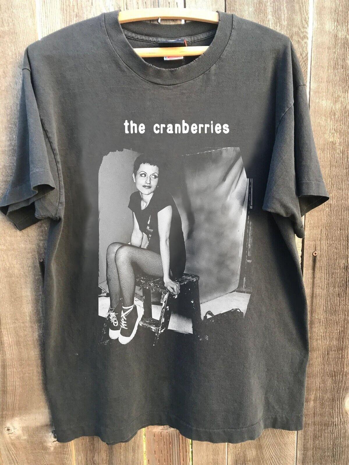 The Cranberries Vintage Alternative Rock Band Graphic T Shirt Charcoal S-5XL M