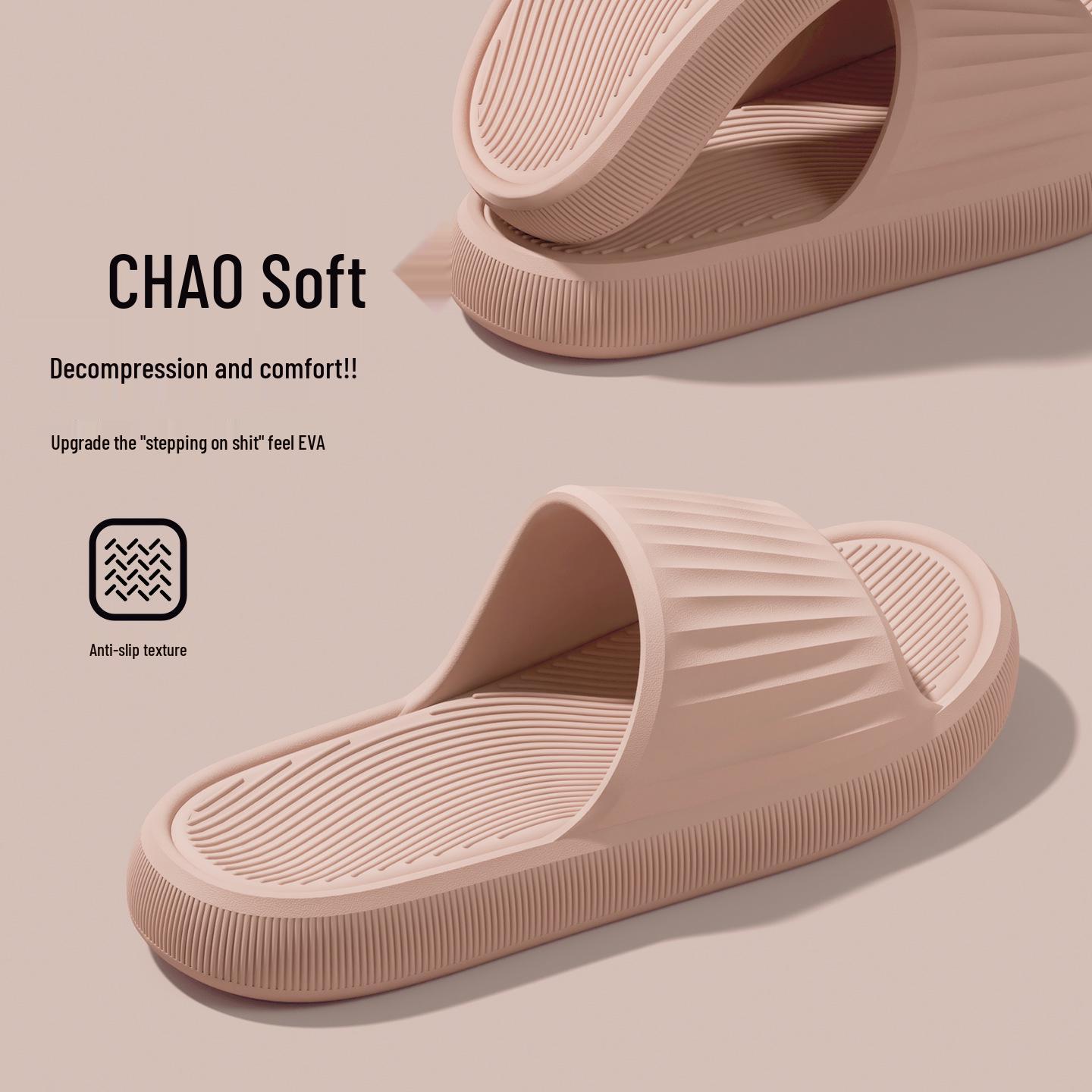 Unisex Non-Slip EVA Shower Slippers 2026 - Comfortable Indoor Sandals for Men and Women 40-41