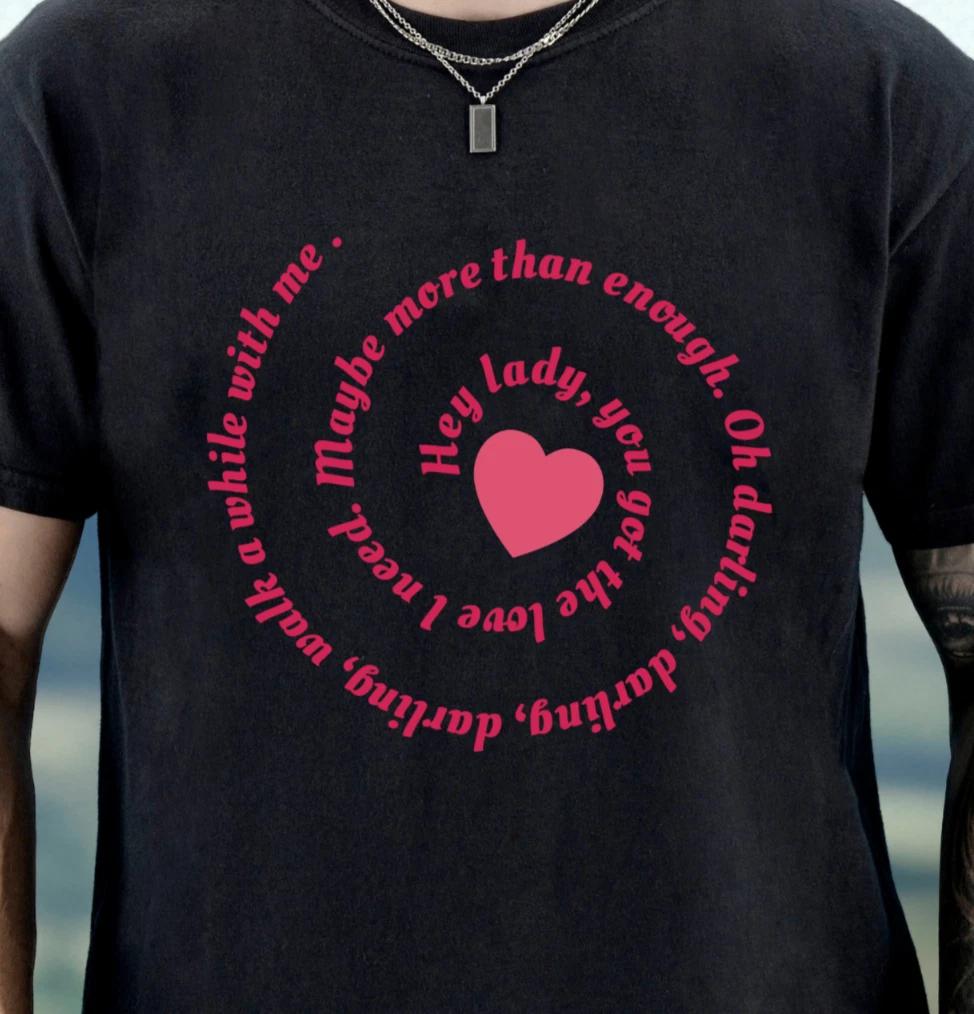 Led Zeppelin Over The Hills and Far Away Inspired T-Shirt, Classic Rock Tee 2XL