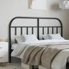 VidaXL Black Metal Headboard 150 Cm 353669
