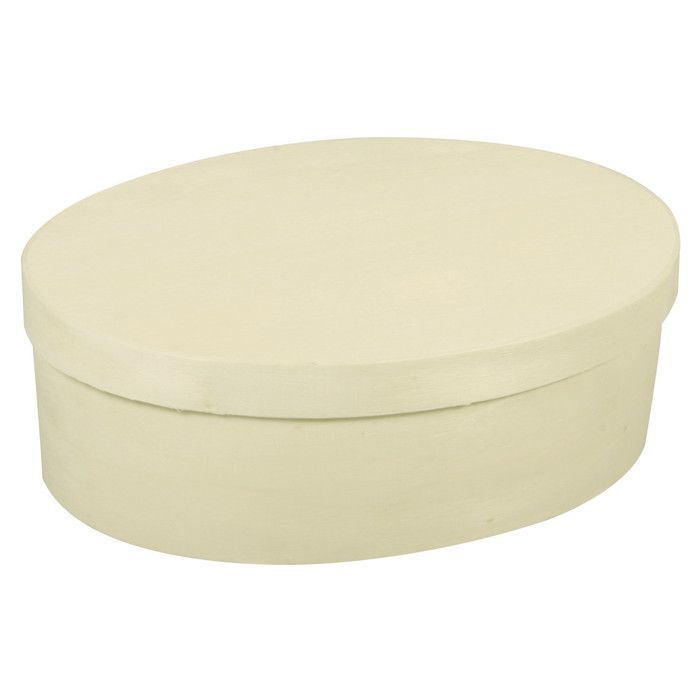 Oval Chip Box, FSC Mix Credit, 11x16x5.5cm