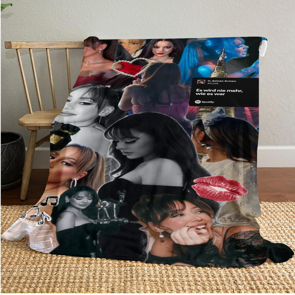 Fashion Music Avatar Plush Blanket Soft Comfortable All Seasons blanket Sofa Office Naps blanket Outdoor Travel throw Perfect Gift