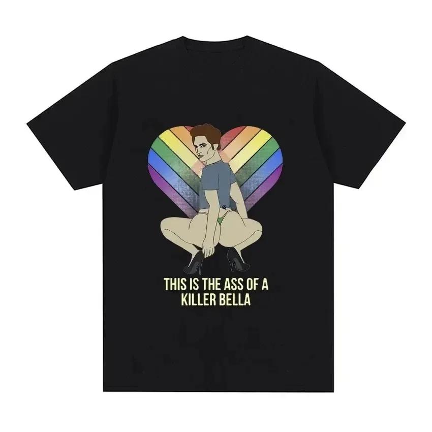 Daddy's Girl Robert Pattinson UnisexPrint Cotton T Shirt Twilight Saga Vintage 90s Short Sleeve Tshirt Oversized T-shirts