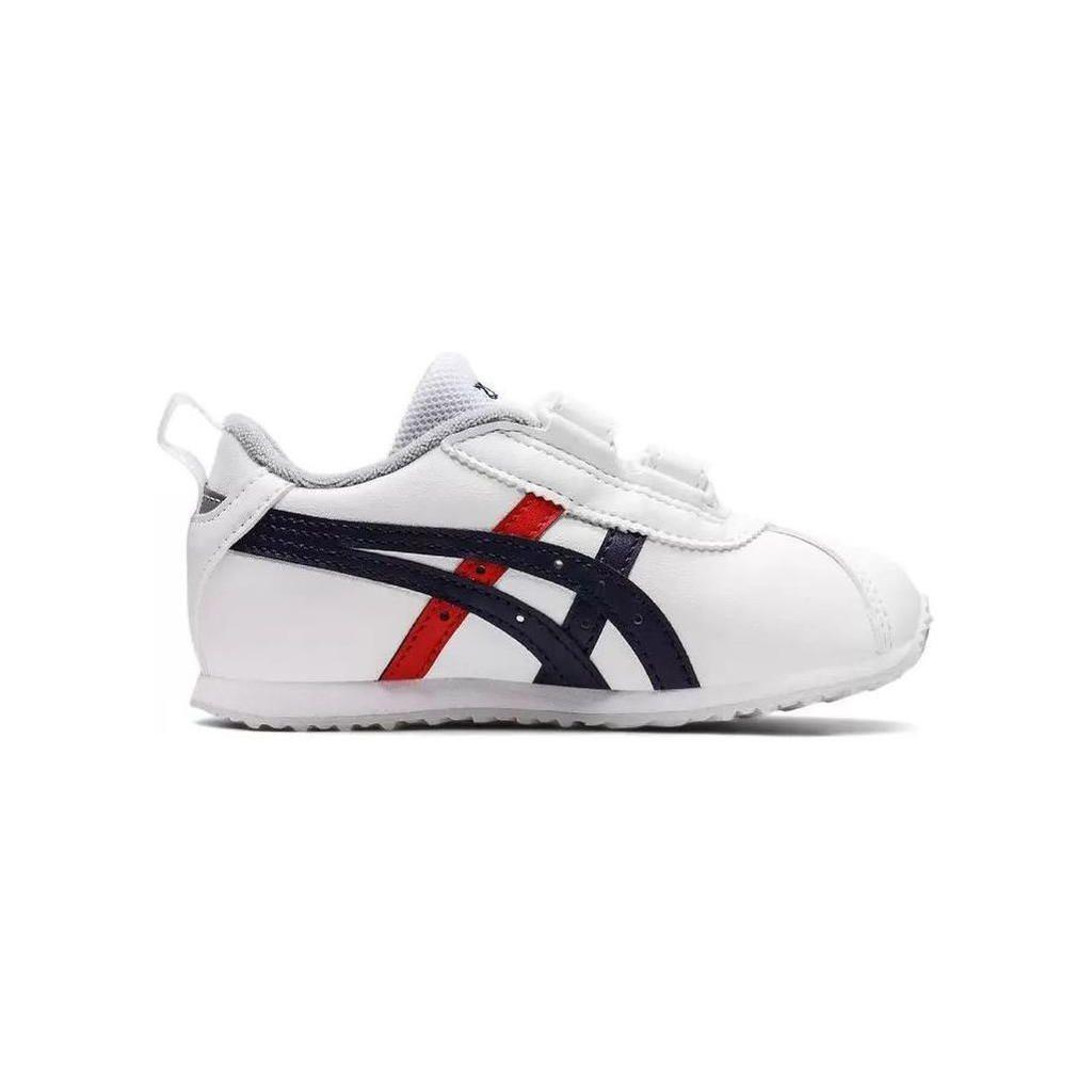 Asics Cotla Comfortable Soft Sole Anti-Collision Lightweight Breathable Low-Top Walking Shoes Baby Shoes White Blue 1144A263-101