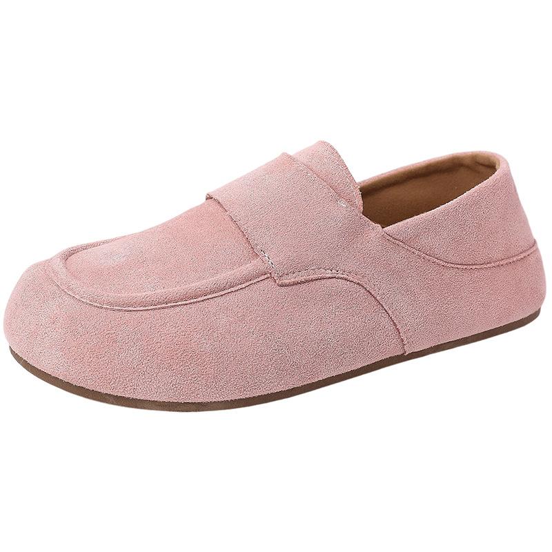 Fashion Retro Versatile One-pedal Lazy Shoes Women's 2025 Spring and Autumn New Outer Wear Fashionable Versatile Platform Single Shoes