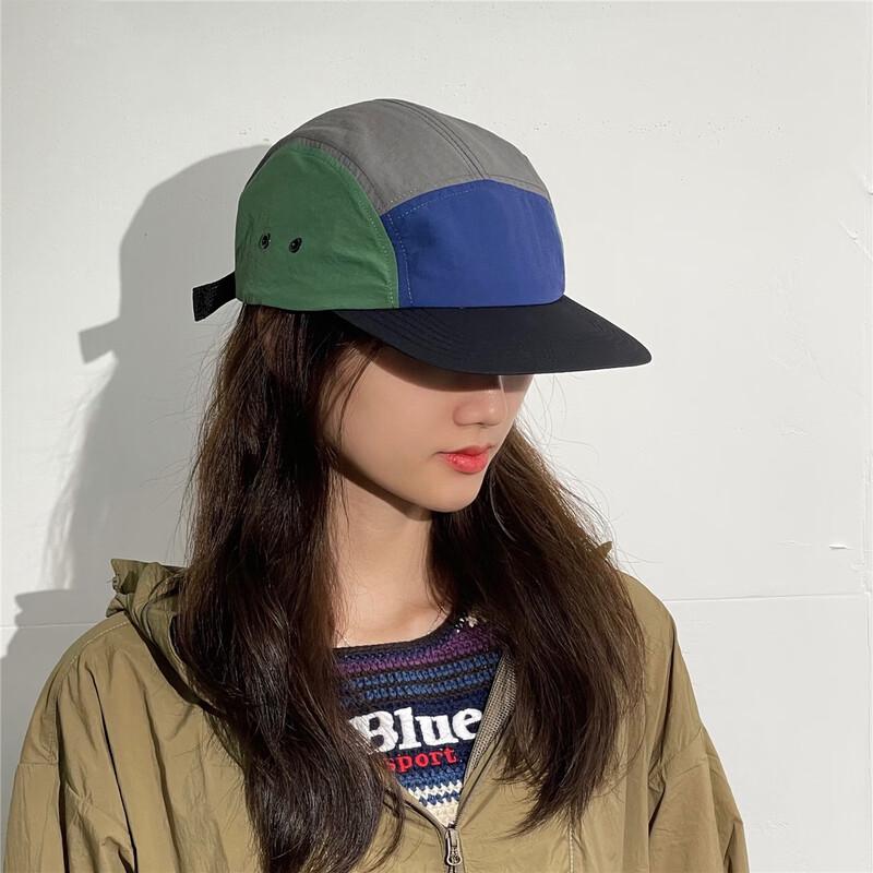 Quick-Dry Adjustable Patchwork Sports Cap