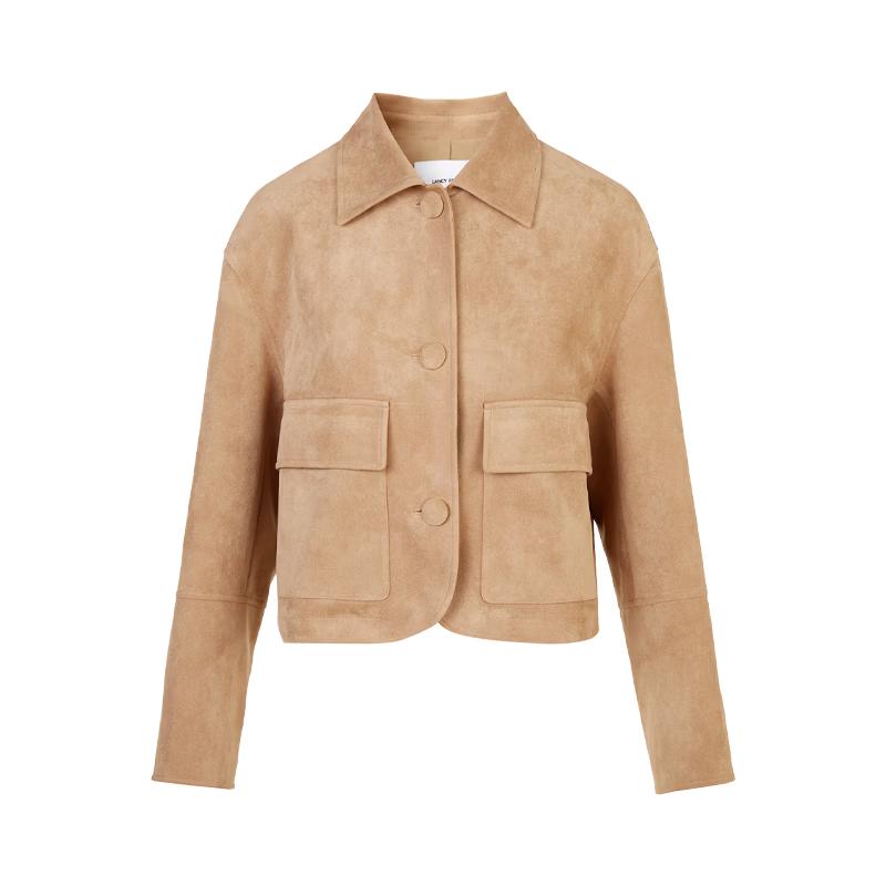 

Women s Retro Lapel Workwear Jacket S