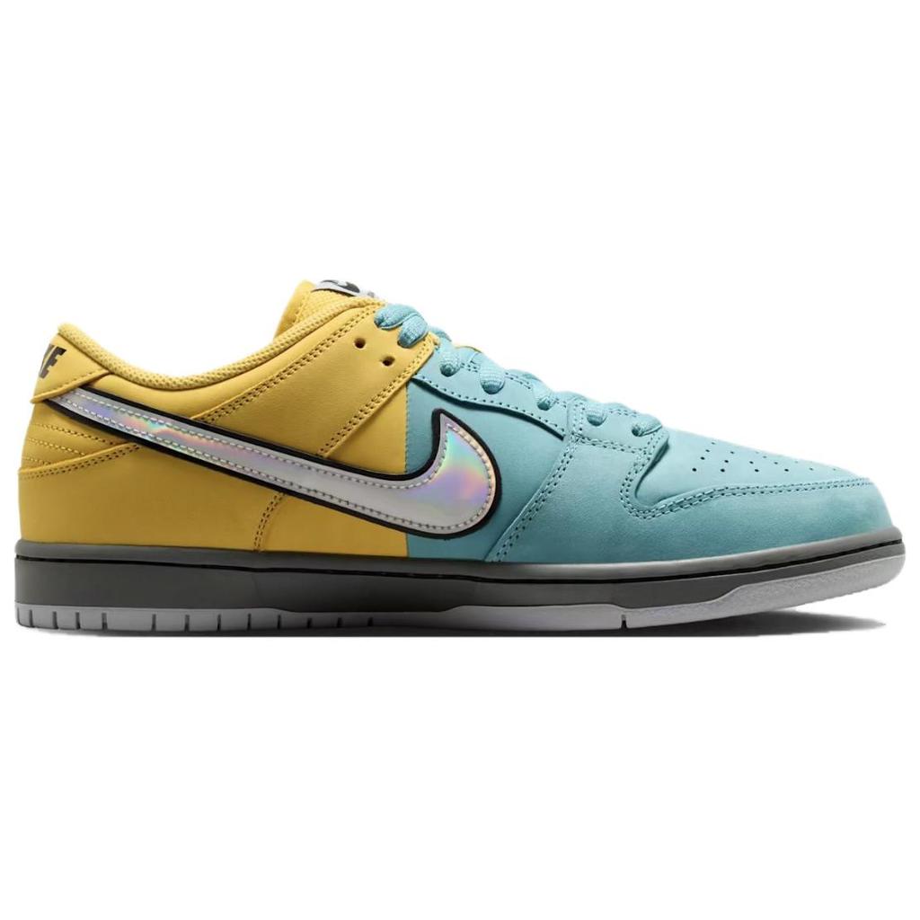 Nike SB Dunk Low Muni Fast Pass Lightning Men Sneakers Yellow Lightening Wolf-Grey-Denim-Turquoise--Iron-Grey-Black IR1888-700