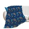 Undersea Blanket,Magic Glowing Jellyfish Underwater Blanket Soft Warm Blankets for Bed Couch Sofa Lightweight Travelling Camping