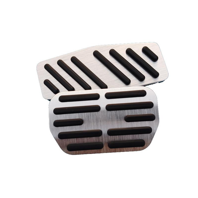 For GAC S7 GS3 EMZOOM 2025 2026 Car Accessories Aluminum Pedal Brake Accelerator Rest Cover Anti Skid Foot Pad Auto Styling 2pcs