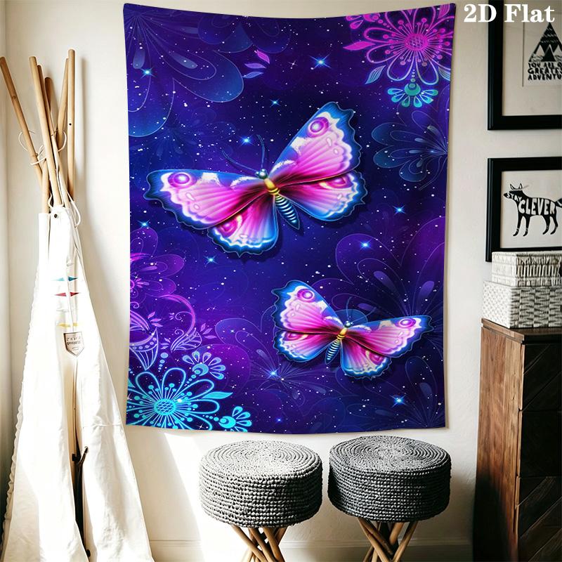 Fantasy Butterfly Pattern Home Decor Tapestry, Wall Hanging, Decorative RV Wall Cloth.MGT0918430