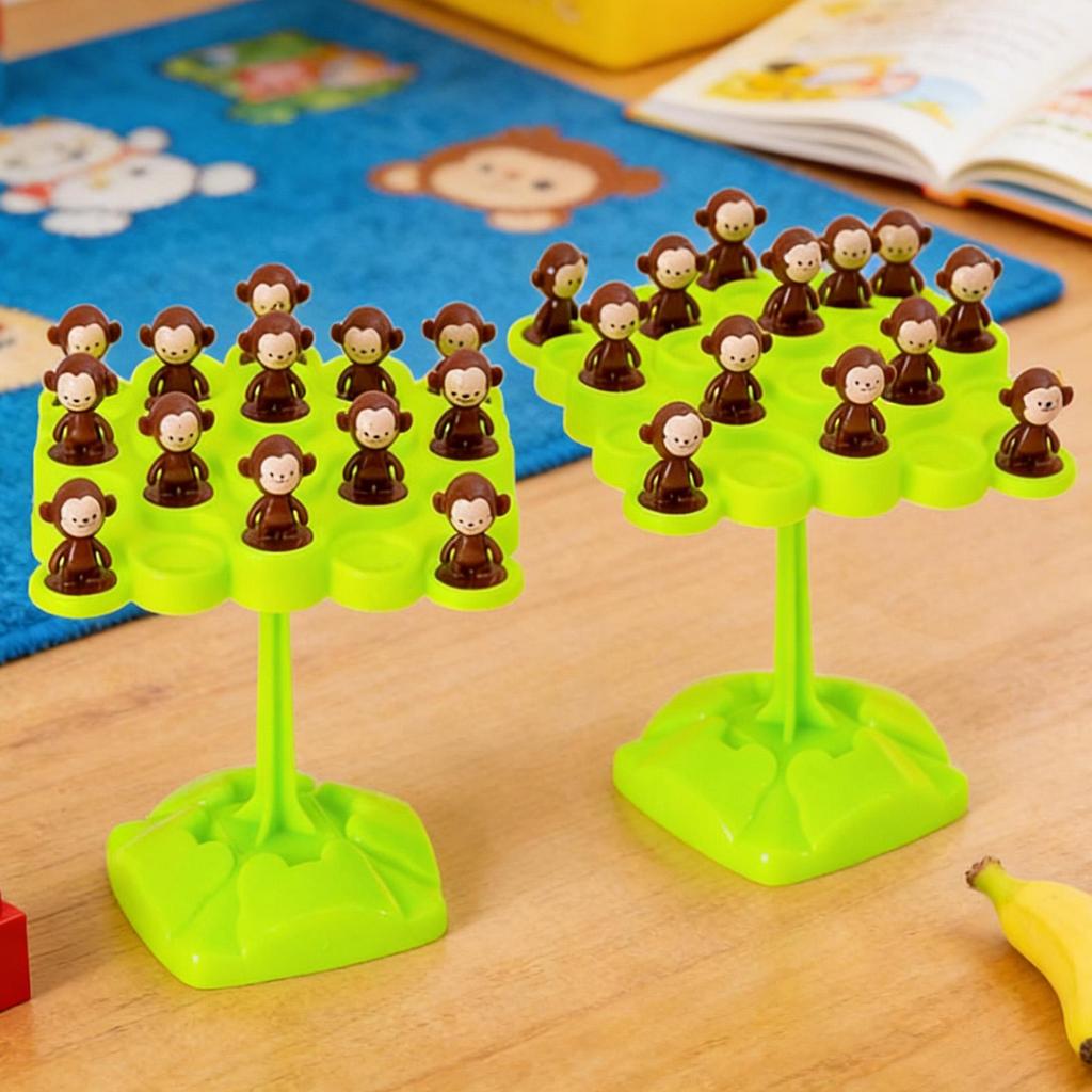 Monkey Tree Balancing Game Early Education Toy Interactive Board Game For Kids Boys Girls Preschoolers Kindergarten School
