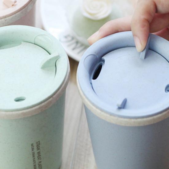 Reisebecher Auslaufsicher Doppelwandige Isolierung ABS Gesunde Kaffeetasse für Reisen