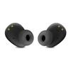 JBL WAVE BUDS True Wireless Earbuds, Bluetooth, IP54 Waterproof and Dustproof, App Compatible, USB Type-C, Black, JBLWBUDSBLK, Small