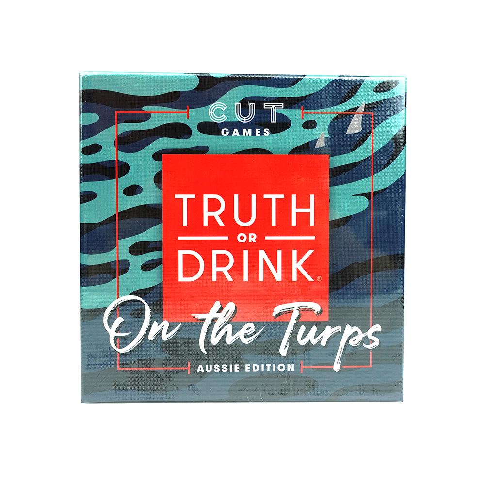 Joc de băut în engleză transfrontalier: Cărți de petrecere Adevăr sau Băutură