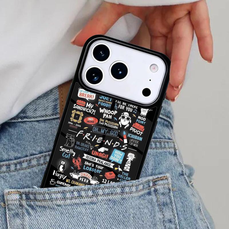 Central Perk Coffee Friends TV Show Phone Case for iPhone 16e 15 14 13 12 17 Pro Max Plus Air 17pro Cover Coque