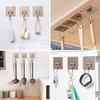 Large Sticky Hook Wall Hook Transparent Gold Seamless Stainless Steel Hook