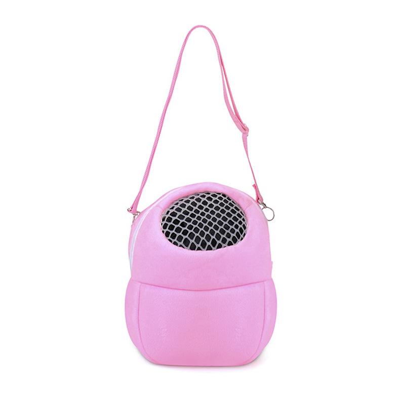 

Hamster Take-out Bag Chinchilla Squirrel Out-going Backpack Devil Golden Flower Hedgehog Sleeping Bag Warm and Breathable Cotton Nest 1Pcs розовый