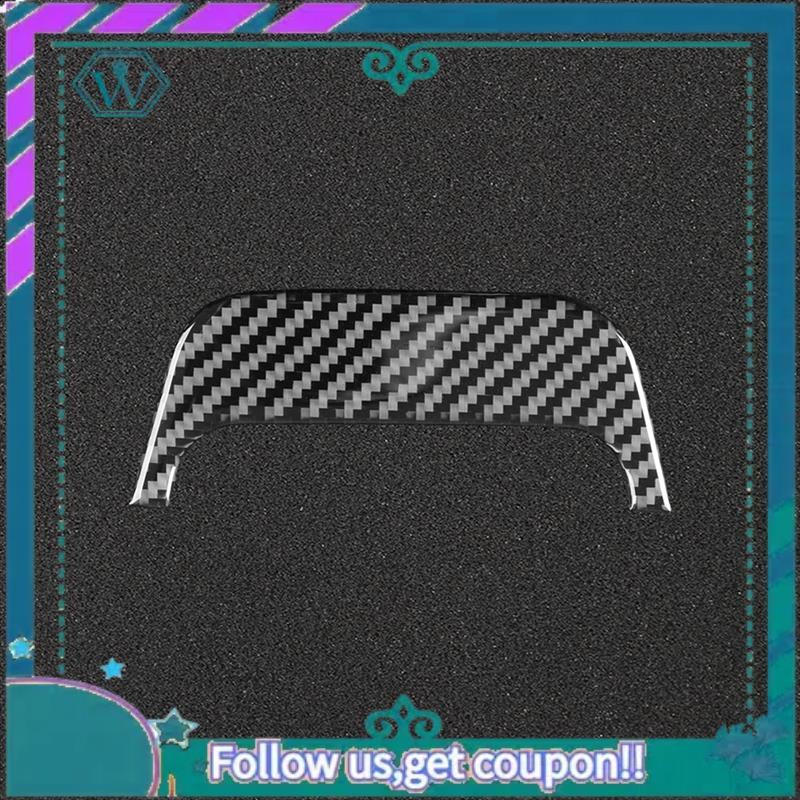 AA92-For BMW 5 Series E39 1998-2003 Soft Carbon Fiber Center Console Armrest Box Handle Cover Trim Interior Replacement Accessor