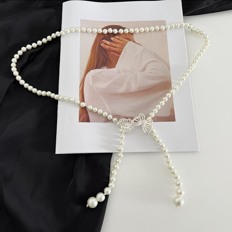 Sophisticated Waist Pearl Chain For Women With Elegant Designs And Details Rhinestone