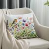 1pcs Watercolor Flowers Cushions Pillowcase Polyester Cushion Cover Throw Pillow Pillowcover Home Car Sofa Decor