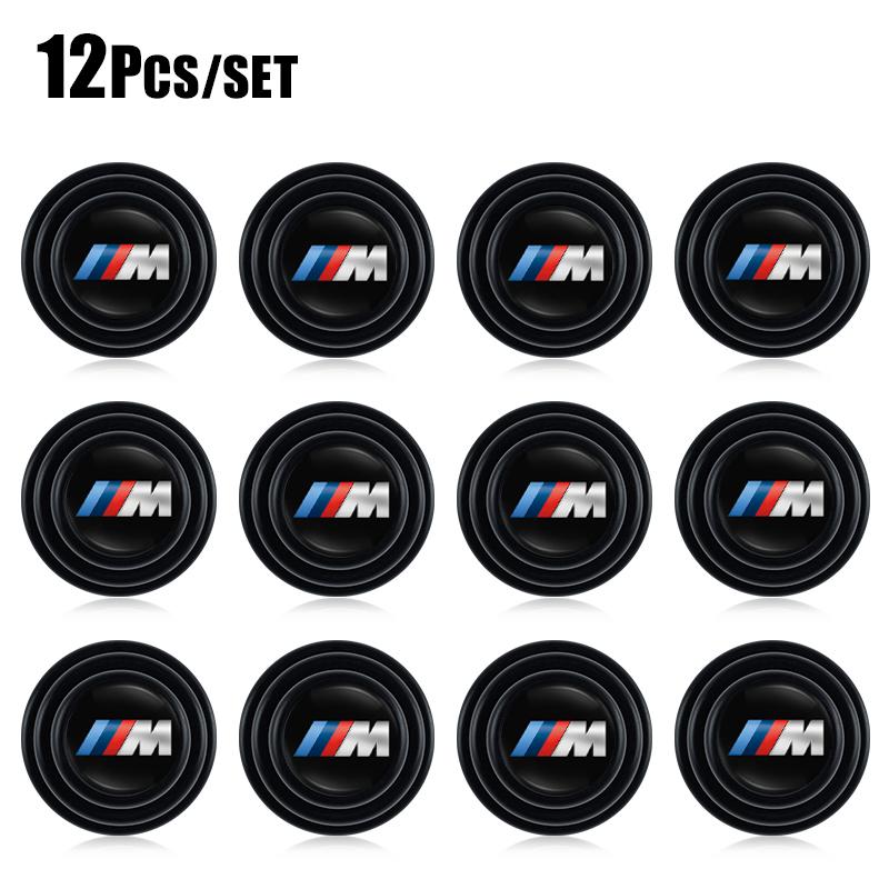 Motorcycle Sticker/Car Door Shock Stickers Absorber Soundproof Buffer Pier For BMW M E46 E90 E60 F30 F10 E39 E36 F20 G30 G20 E87 Yssh42