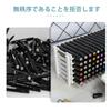 evemodel Marker Storage Pen Holder 6-Layer 90-Slot White Display Organizer Portable
