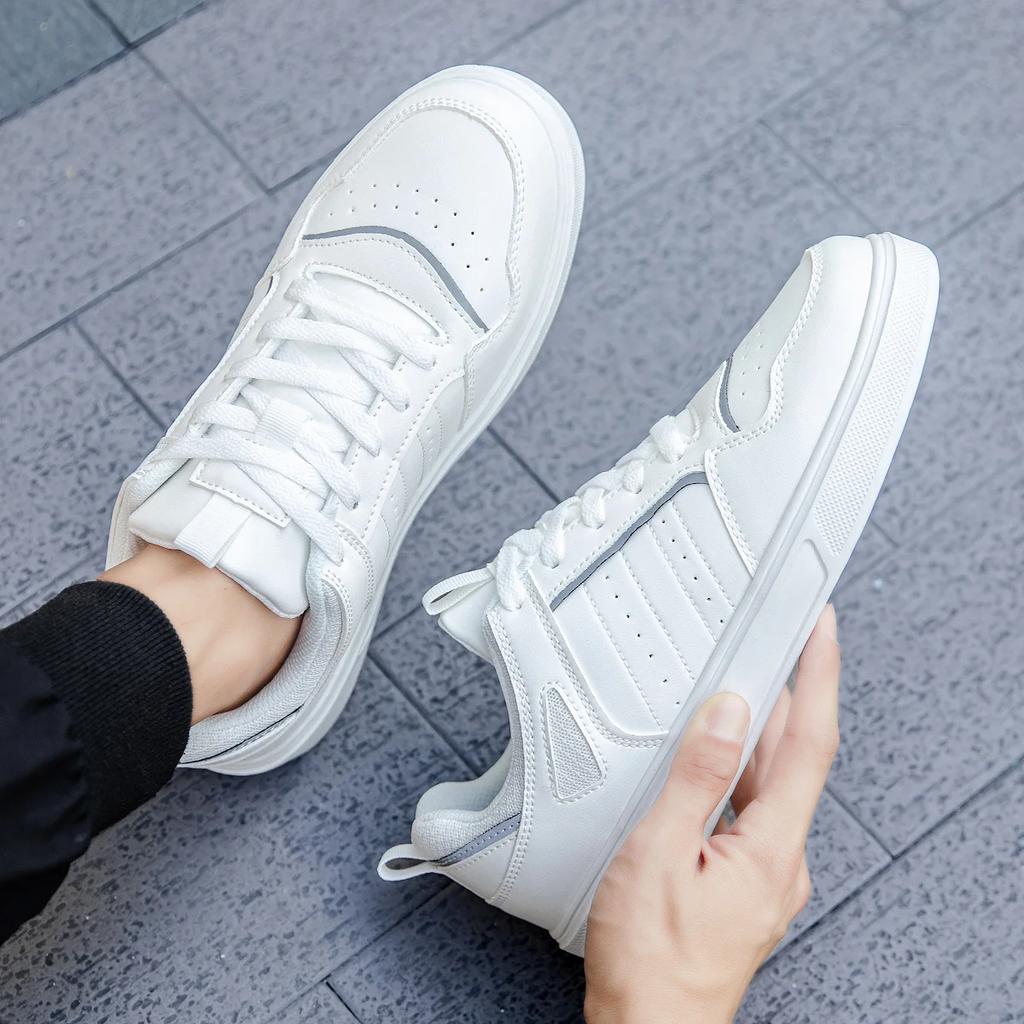 Fashion Round Foot Round Toe Designer Sneakers Mens Original Men's Sports Boots White Sport Shoes Men Seasonal Besket Trainners