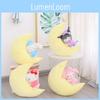 Sanrio Sleeping Moon Plush Toy For Kids Kt Mymelody Cinnamoroll Kuromi Gift